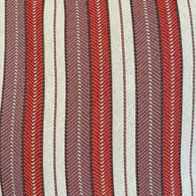 Lade das Bild in den Galerie-Viewer, Necessaire aus Jacquardstoff stripes berry