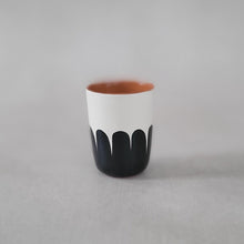 Load image into Gallery viewer, Espressobecher Säulen schwarz