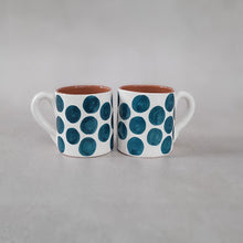 Load image into Gallery viewer, Tasse hoch Punkte petrol