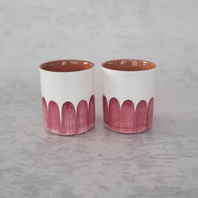 Load image into Gallery viewer, Kaffeebecher Säulen vinho