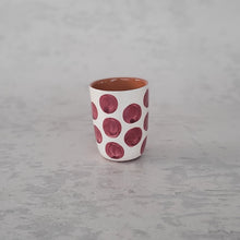 Load image into Gallery viewer, Espressobecher Punkte vinho