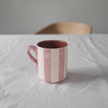Load image into Gallery viewer, Stripe Mug mauve