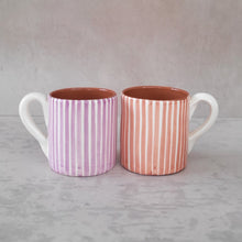 Load image into Gallery viewer, Tasse hoch gestreift zwiebel