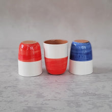 Load image into Gallery viewer, Espressobecher halb rot