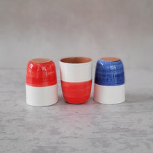 Load image into Gallery viewer, Espressobecher halb marineblau