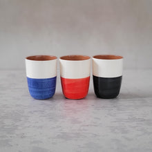 Load image into Gallery viewer, Espressobecher halb marineblau