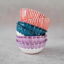 Load image into Gallery viewer, Müslischüssel Säulen petrol