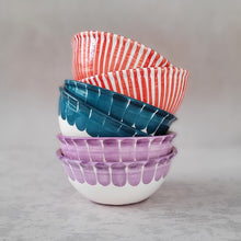 Load image into Gallery viewer, Müslischüssel Säulen lila