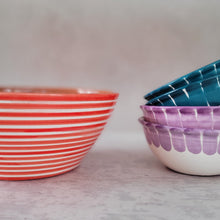 Load image into Gallery viewer, Müslischüssel Säulen petrol