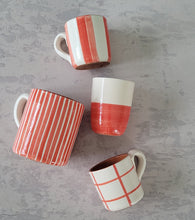 Load image into Gallery viewer, Espressobecher halb rot