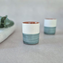 Load image into Gallery viewer, Kaffeebecher halb eukalyptus