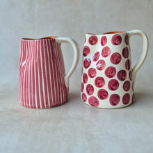 Load image into Gallery viewer, Krug 1 l gestreift vinho