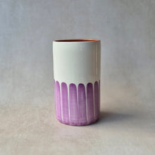 Load image into Gallery viewer, Gerade Vase Säulen lila