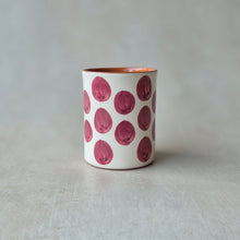 Load image into Gallery viewer, Kaffeebecher Punkte vinho
