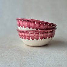 Load image into Gallery viewer, Müslischüssel Säulen vinho