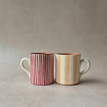 Load image into Gallery viewer, Tasse hoch gestreift vinho