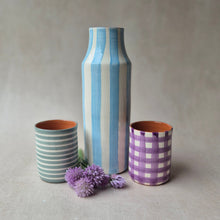 Load image into Gallery viewer, Garrafa breit gestreift babyblau