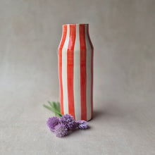 Load image into Gallery viewer, Garrafa breit gestreift rot