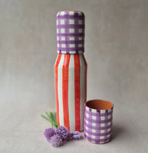 Load image into Gallery viewer, Garrafa breit gestreift rot