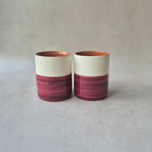 Load image into Gallery viewer, Kaffeebecher halb vinho