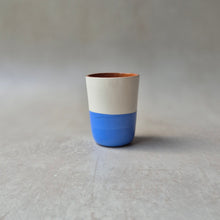 Load image into Gallery viewer, Espresso cup half blue