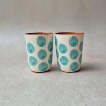 Load image into Gallery viewer, espresso cup dots tropical