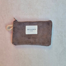 Load image into Gallery viewer, Mini-Pouch aus softem Cord chocolate
