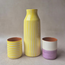 Load image into Gallery viewer, Garrafa gestreift zitrone