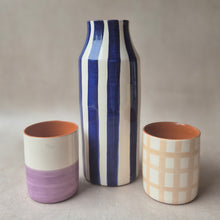 Load image into Gallery viewer, Garrafa breit gestreift marineblau