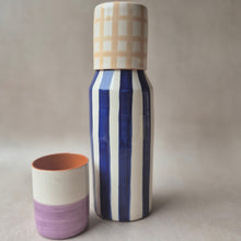 Load image into Gallery viewer, Garrafa breit gestreift marineblau