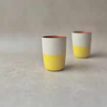 Load image into Gallery viewer, Espressobecher halb zitrone