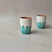 Load image into Gallery viewer, Espressobecher Säulen tropical