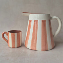 Load image into Gallery viewer, Stripe Jug 2 Liter terracotta