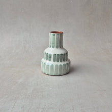 Load image into Gallery viewer, Stepped Vase mini sage