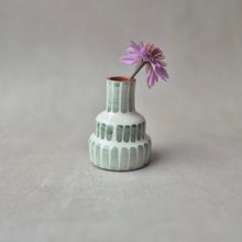 Load image into Gallery viewer, Stepped Vase mini sage