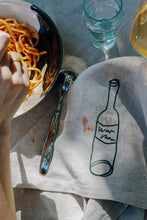 Load image into Gallery viewer, Handbestickte Leinen-Serviette Garrafa