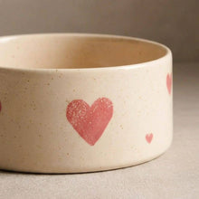 Load image into Gallery viewer, Futternäpfe Happy Hearts, 2er Set