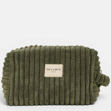 Lade das Bild in den Galerie-Viewer, Necessaire aus softem Cord moss