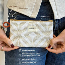 Load image into Gallery viewer, Mini-Necessaire aus Jacquardstoff campo