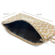 Lade das Bild in den Galerie-Viewer, Mini-Necessaire aus Jacquardstoff cyprus