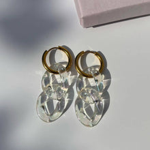 Charger l'image dans la galerie, Ohrringe Dafne gold transparent