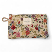 Load image into Gallery viewer, Mini-Necessaire aus Jacquardstoff flower