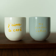 Load image into Gallery viewer, Glossy Cup J'aime le café