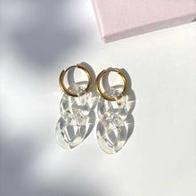 Charger l'image dans la galerie, Ohrringe Dafne gold transparent