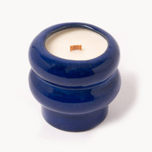 Lade das Bild in den Galerie-Viewer, The Ripple Candle dark blue amber