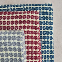 Lade das Bild in den Galerie-Viewer, Handgewebte Wolldecke Milho denim blau