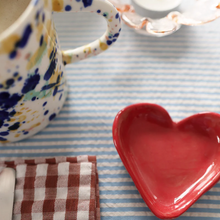 Load image into Gallery viewer, Tischtuch Stripes Blue, 140 x 280 cm