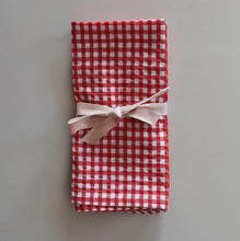 Charger l'image dans la galerie, Servietten 2er Set Check Red