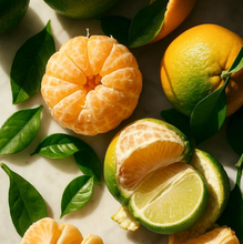 Load image into Gallery viewer, Candle made from soy wax, lime, basil & mandarin