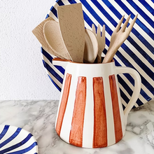 Load image into Gallery viewer, Stripe Jug 2 Liter terracotta